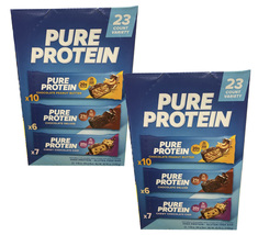 2 Packs Pure Protein Bars Variety Pack (23 Ct.) - £50.22 GBP