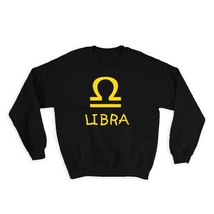 Libra : Gift Sweatshirt Zodiac Signs Esoteric Horoscope Astrology - £22.67 GBP