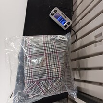 Calvin Klein RN#54163 Women’s Gray 2-Button Plaid Cropped Blazer Jacket Size 6 image 9