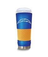 NFL Los Angeles Chargers 24 Oz. Stainless Steel Silicone Grip Tumbler wi... - $65.63 CAD