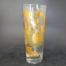 1 BARTLETT COLLINS GOLD CHRYSANTHEMUM 6.75&quot; TOM COLLINS COOLER BAR GLASS - £27.24 GBP