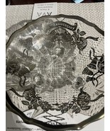 50th Anniversary Silver Lettering Bells Glass Candy Bowl New - $23.62