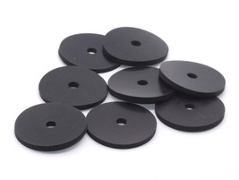 1/4&quot; ID x 1 1/2&quot; OD x 1/8&quot; Thick Rubber Fender Washers Various Package Sizes - £9.35 GBP+