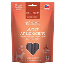 Get Naked Super Antioxidant Grain-Free Dental Stick Dog Treats Chicken 1ea/6.2 o - £7.87 GBP