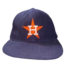 New Era Vintage Houston Astros Star Logo Made in USA 100% wool fitted cap navy - £25.38 GBP