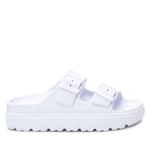 Xti women&#39;s buckle strap sandal in WHITE - £38.05 GBP