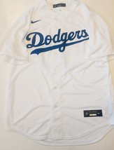 Nike Los Angeles Dodgers Full Button Jersey Mens Size M Mookie Betts #50 White - £95.52 GBP