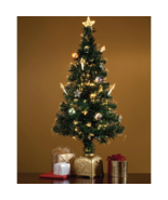 3-Ft Rotating Musical Fiber Optic Decorated Christmas Tree Lighted Holid... - $1,799.25 MXN