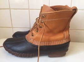 LL Bean Maine Hunting Shoe Duck Boots Made in USA Women&#39;s Size 7 - $34.60