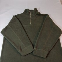 Willi Smith Collection Men's Green 1/4 Zip Pullover Fleece Sweatshirt Size M image 10