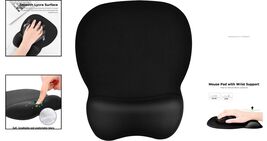 Comfortable Ergonomic Mouse Pad with Non-Slip Base &amp; Foam Wrist Rest - 9... - $15.79