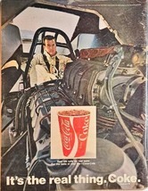 1970 COKE Coca-Cola &quot;It&#39;s the real thing. Coke.&quot; Real Taste - Vintage Pr... - €10,30 EUR