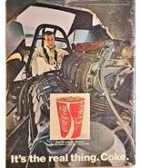 1970 COKE Coca-Cola &quot;It&#39;s the real thing. Coke.&quot; Real Taste - Vintage Pr... - €10,30 EUR