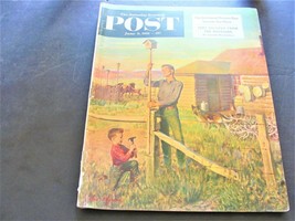 The Saturday Evening Post Magazine, June 9, 1951- Photos, Illustrations. - £14.85 GBP