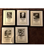 Set of Five Publicity Photos Featuring Son Seals, Mose Allison, and Others - $61.27 CAD