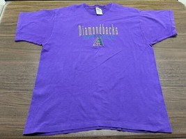 VTG 1998 Arizona Diamondbacks Purple MLB T-Shirt - Pro Player - 2XL - D’Backs - $34.99