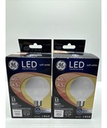 (2)GE 40W/4.5W LED Long Life/Low Energy Soft White 350 Lumens Decorative... - $147.48 MXN