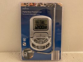 Crofton Digital Meat Thermometer W/ Probe &amp; Timer - £19.77 GBP