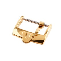 Stainless Steel 316L Top Quality Watch Buckle 16mm for OMEGA watch GOLD - $15.28