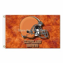 Cleveland Browns Flag 3x5ft Banner Polyester American Football browns008 - £15.47 GBP