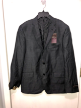 NEW Black &amp; Brown Jack Mens Gray Wool Sports Coat Blazer Slim Fit SZ 42R... - $39.59