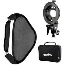 Godox Collapsible Softbox 31.4x31.4 inch / 80x80cm with S-Type Bowens Mo... - £61.37 GBP