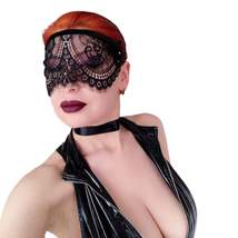 Lace Party Mask Masquerade Sexy Cosplay Wedding Bdsm Role Play Fetish Prom 0019 - £19.98 GBP