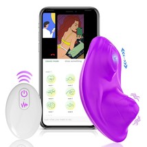 App Remote Control Vibrator For Panties, Wearable Panty Vibrator With Rolling Ba - £37.73 GBP