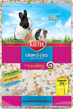 Kaytee Clean and Cozy with Confetti Paper Small Pet Bedding with Odor Control 19 - £128.35 GBP