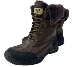 Ugg Adirondack Boot II Brown Leather Waterproof Womens 5446 Size US 6 L@@K - £59.96 GBP