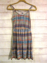 So Sundress Women&#39;s Size Small Sleeveless Striped Dress Bohemian Belt Loops - $9.00