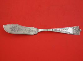 Coin Silver by Various Makers Master Butter Knife FH pure coin brite-cut 7&quot; - £83.97 GBP