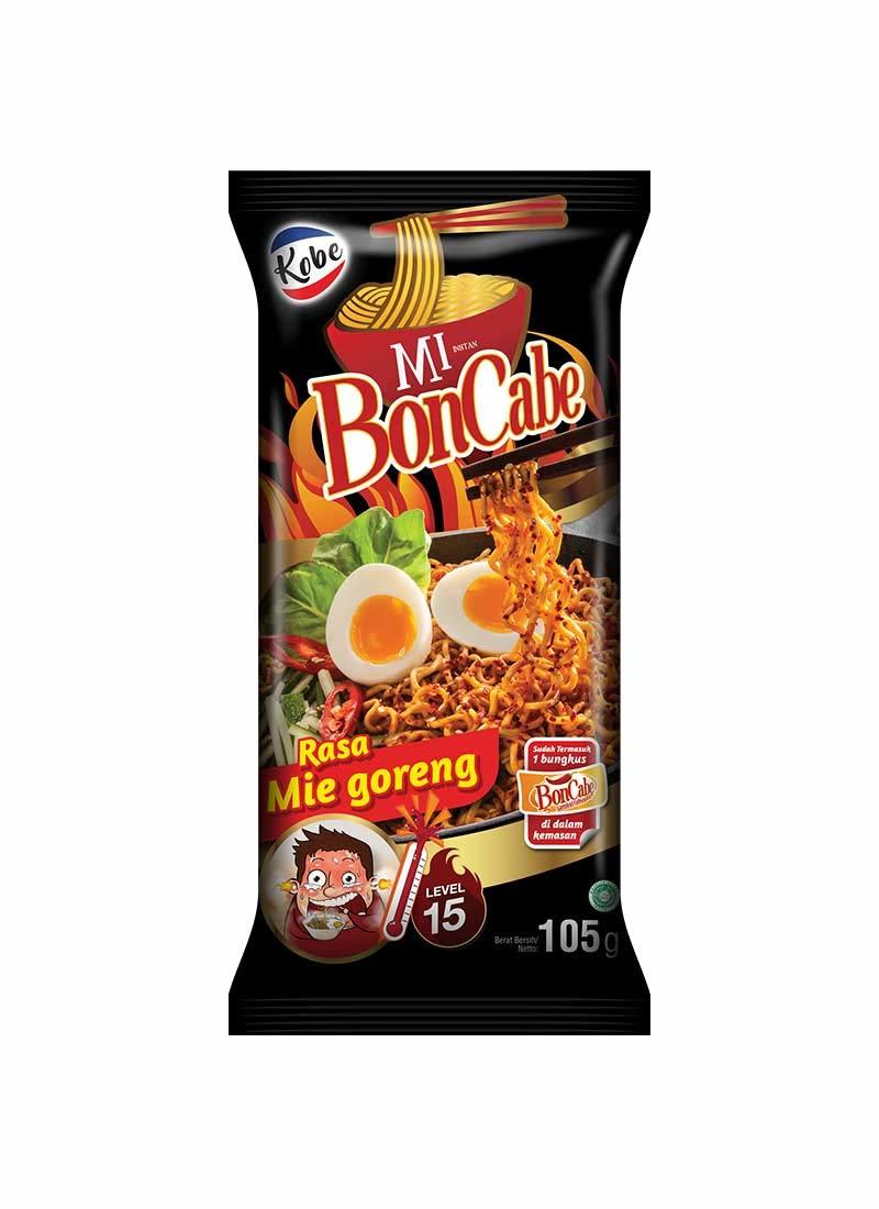 Kobe Bon Cabe Fried Noodle Instant Mie Goreng, 105 Gram (3 Pack) - $42.60