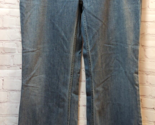 Banana Republic women&#39;s 10 stretch Jeans mid rise wide leg flare NWT wai... - $29.69
