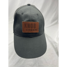 Knob Creek Mens Drink Smart Baseball Cap Hat Gray Logo 6 Panel Bourbon One Size - £8.52 GBP