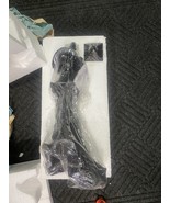 2023 Cracker Barrel 18&quot; Black Witch Resin with LED Lantern New in Box - $104.94