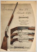 1956 Print Ad Browning New .22 Automatic Rifles Made in St Louis,Missouri - £14.37 GBP