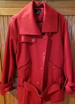 Mix It Brand ~ Women&#39;s Size Large ~ Red in Color ~ Wool Coat - £35.87 GBP