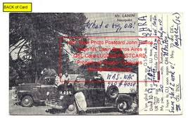 1957 Real Photo Postcard John Carlos Naon Mt. Lanin Buenos Aires QSL Card LU0DAB - £229.80 GBP