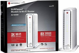 Arris Sur Fboard AC1750 Docsis 3.0 Cable Modem + Wifi Router (SBG6782) AC1800M - £111.48 GBP