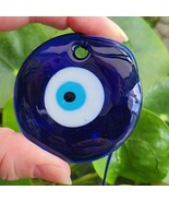 Large Handmade Turkish Evil Eye Nazar Home Wall Hanging Charm Blue Lucky... - £7.07 GBP