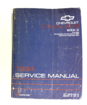 1994 Chevy Chevrolet Cavalier Factory Service Repair Manual Book 2 - £7.76 GBP