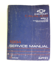 1994 Chevy Chevrolet Cavalier Factory Service Repair Manual Book 2 - £7.38 GBP