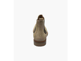 Men's Stacy Adams Gabriel Plain Toe Chelsea Boot Sand Suede Dressy 25625-269 image 8