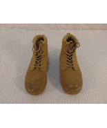Children Youth Fila Tan Authentic Leather Lace Up Work Style Boots 2 33022 - $14.77