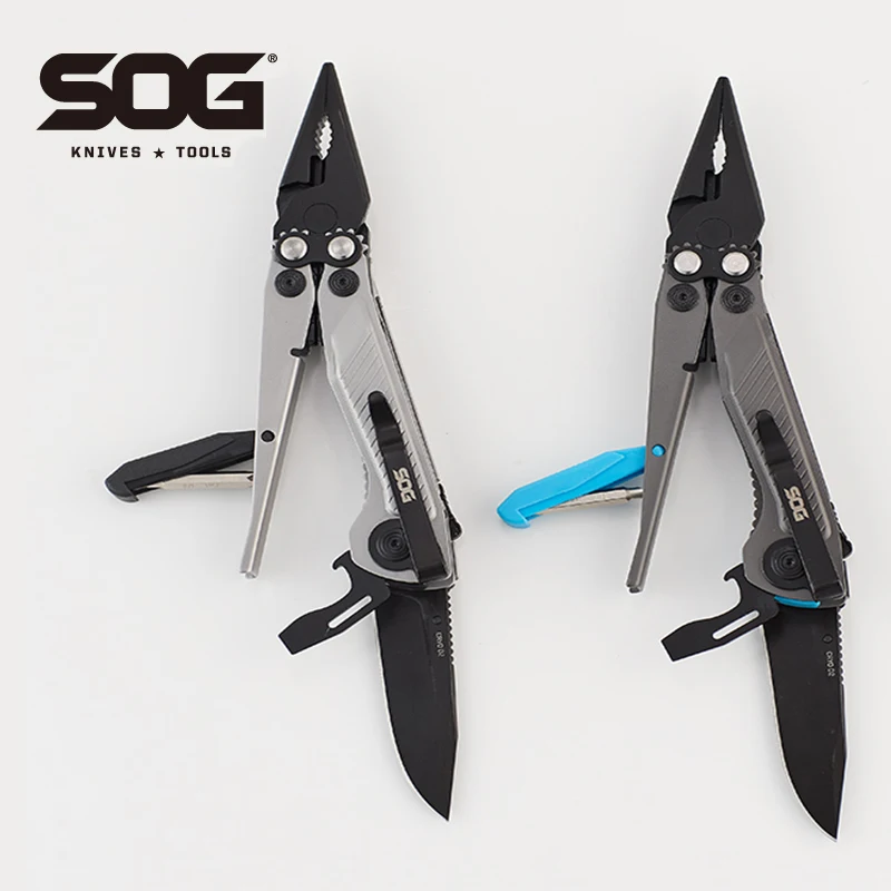 SOG 7 in 1 Flash MT Multi-tool Pliers EDC Tools Folding Knife Portable Pocket - £57.36 GBP+