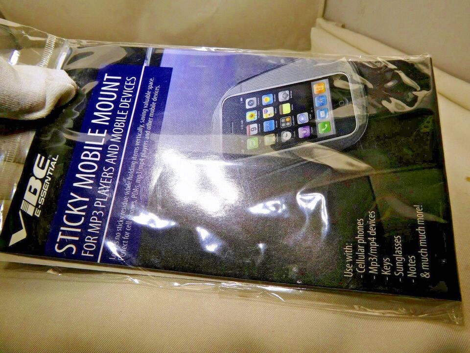 Vibe E-Ssential Sticky Mobile Mount Pad for Cell Phones GPS Mobile Devises - $5.51
