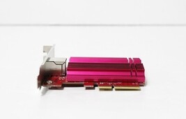 TP-Link TX401 10 Gigabit PCI-E Express 3.0 x4 Adapter w Low Profile CAT6A Cord image 3