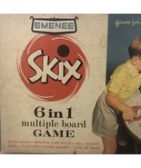 Vintage Skix Board Game 1962 EMENEE 6 n 1 Badland Hill Champ Tug of War ... - £26.15 GBP