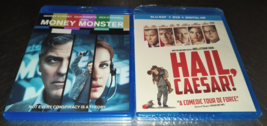 2 George Clooney Blu-rays - Money Monster + Hail, Caesar! Thriller/Comedy - £6.31 GBP